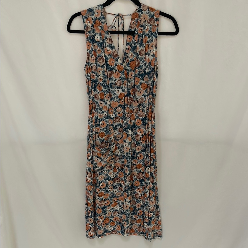 Currant/Elliott Floral Sleeveless Dress - Multicolor